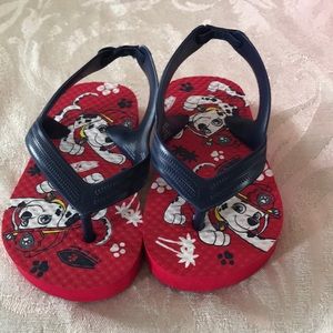 Old Navy Paw Patrol flip flops